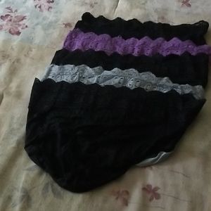 Ladies  panties medium 100% nylon 5 pairs